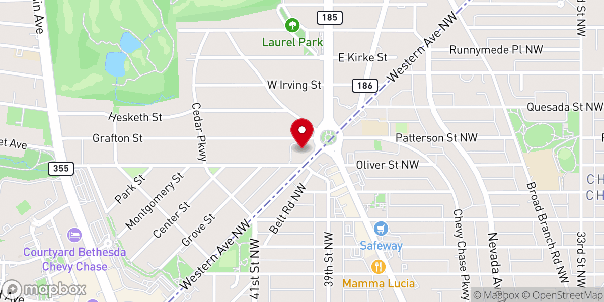 Map showing location of All Saints Preschool