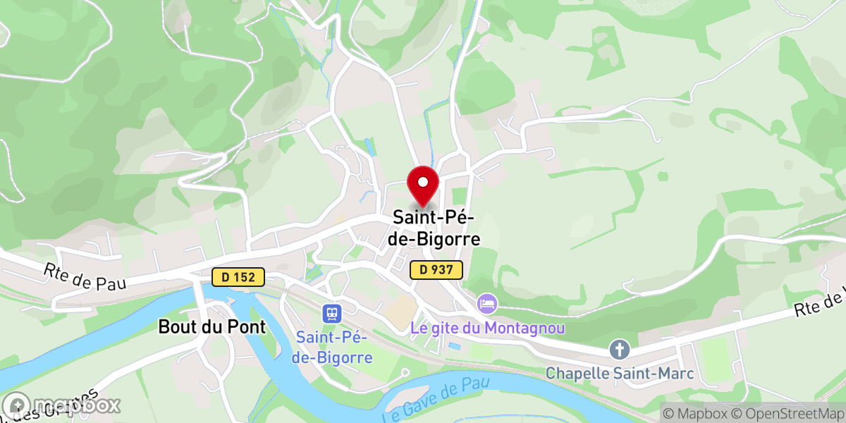 Map showing location of Maison Maronite de la Mère de la Miséricorde