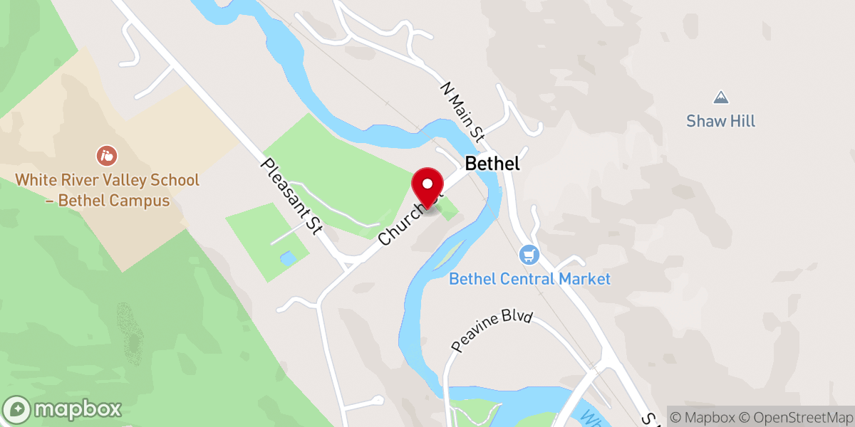 Map showing location of White Church