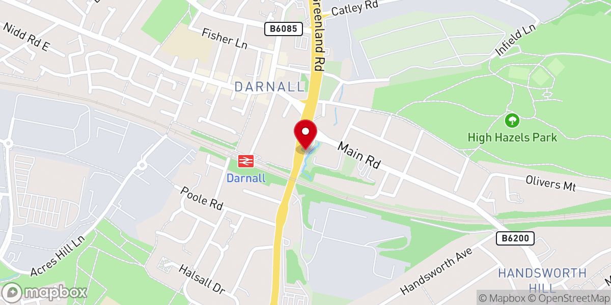 Map showing location of Church of Jesus Christ Apostolic