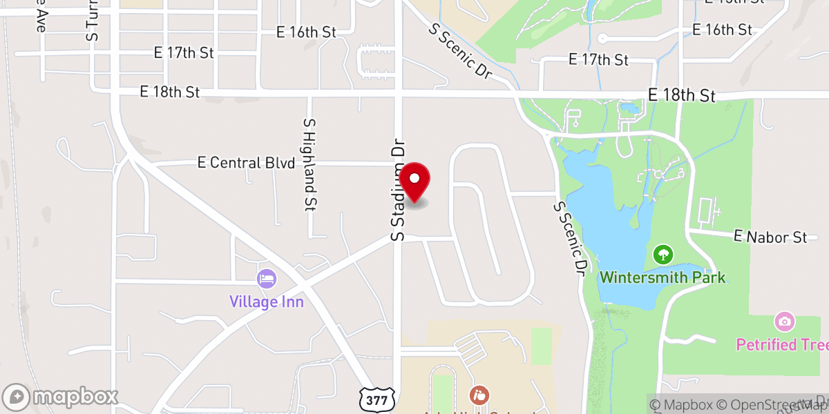 Map showing location of Family Life Center
