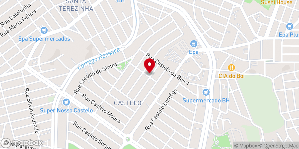 Map showing location of Paróquia Nossa Senhora de Guadalupe
