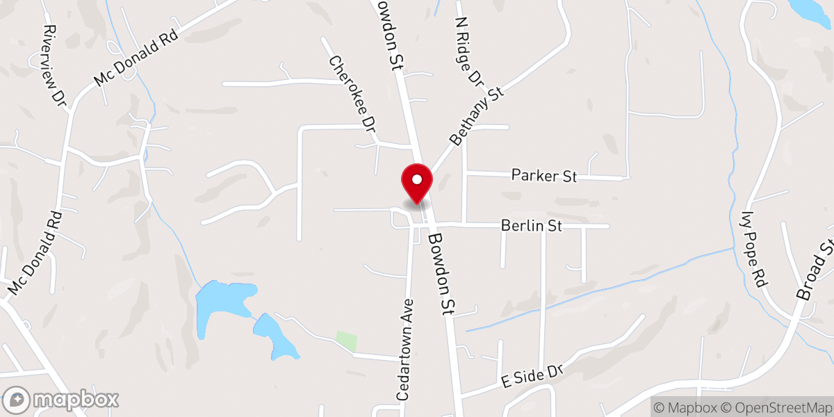 Map showing location of Community Christian Council