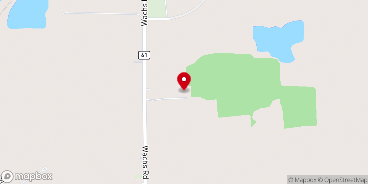 Map showing location of Heritage Baptist Church