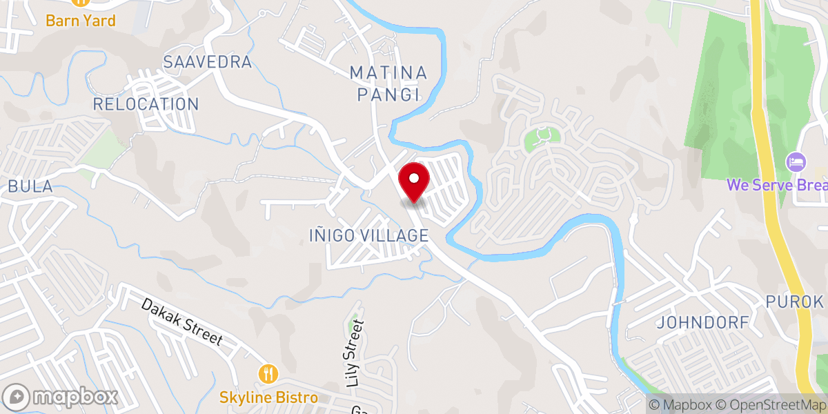 Map showing location of LORD OF THE NATIONS CHURCH - Davao City