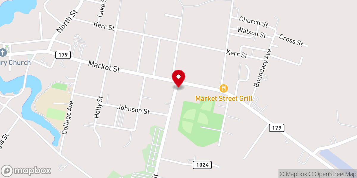 Map showing location of Virginia Council of Churches