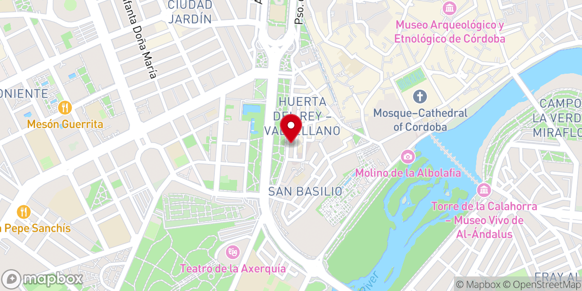 Map showing location of La Iglesia de Jesucristo de los Santos de los Últimos Días