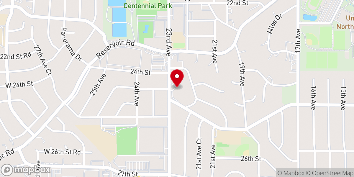 Map showing location of TRF Office