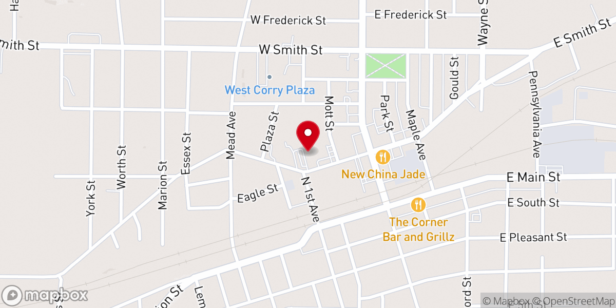 Map showing location of The Salvation Army