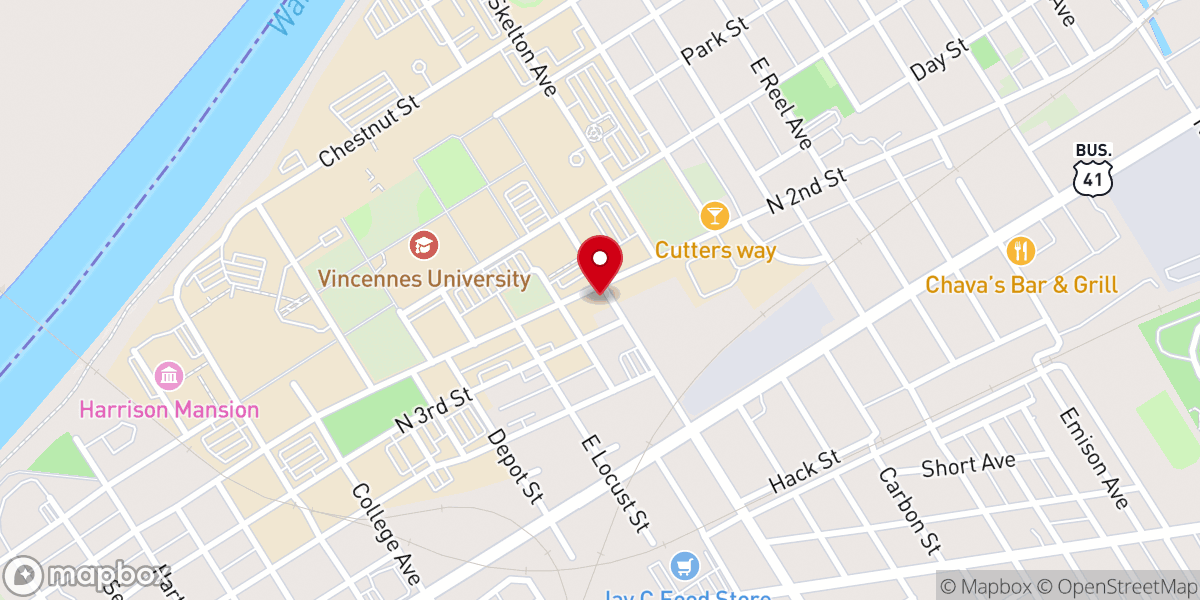 Map showing location of Oasis Christian Fellowship