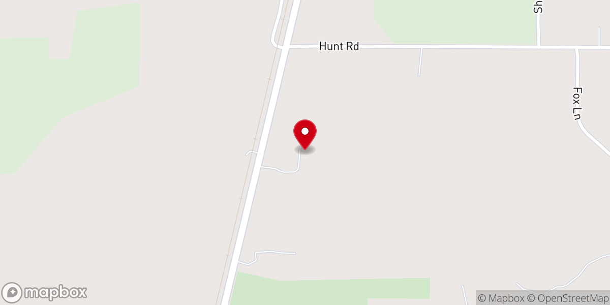 Map showing location of Preston Trail Farms