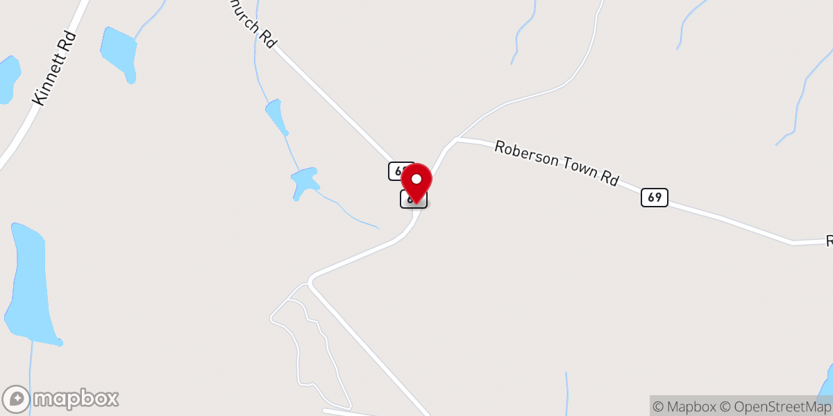 Map showing location of Temple Chapel