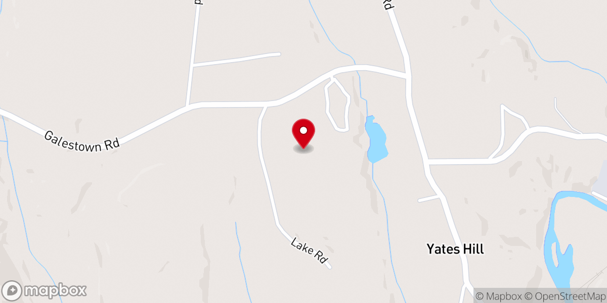 Map showing location of Pleasant Hill AME Zion Church
