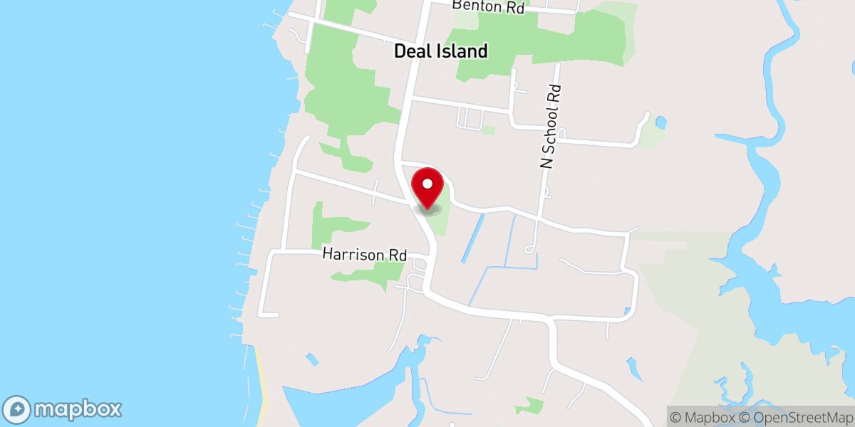 Map showing location of Saint Johns United Methodist Church