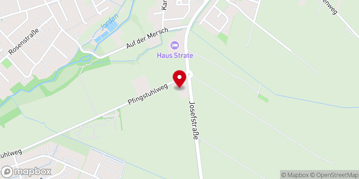 Map showing location of Christen-Gemeinde