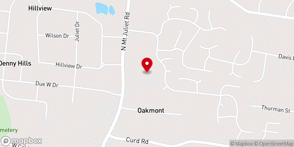 Map showing location of Grace United Methodist Church