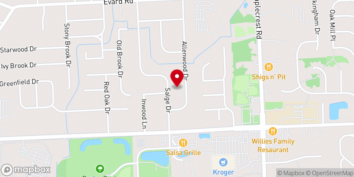 Map showing location of Fort Wayne Ministries of the Brigade of Light Inc