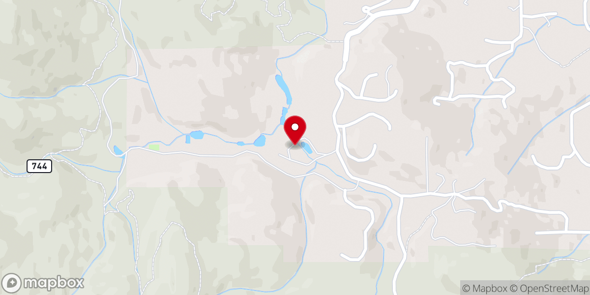 Map showing location of Copper Basin Bible Camp