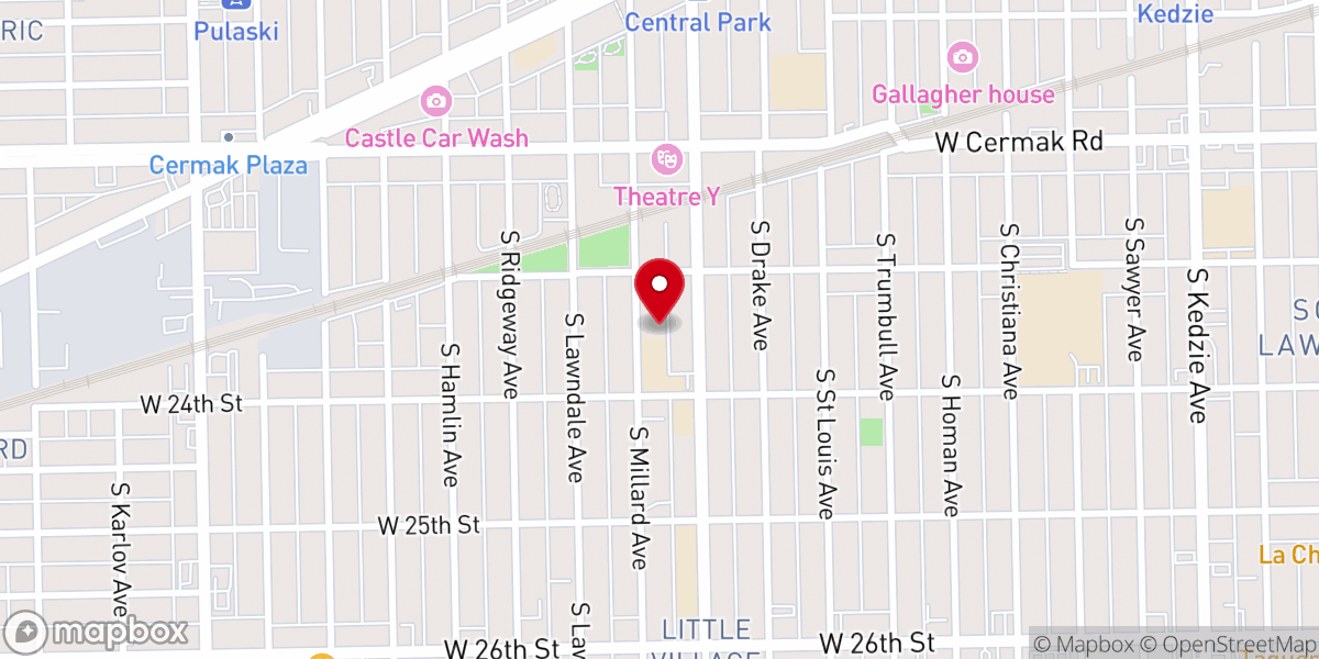 Map showing location of Forgiven by Christ Missionary Baptist Church