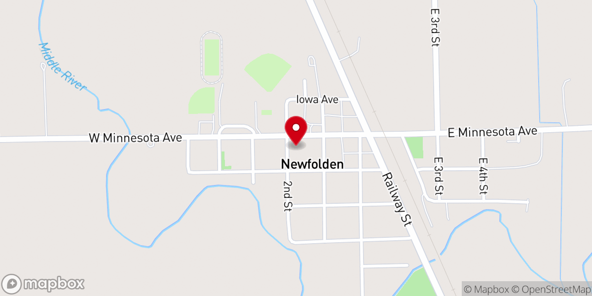 Map showing location of Evangelical Free Church