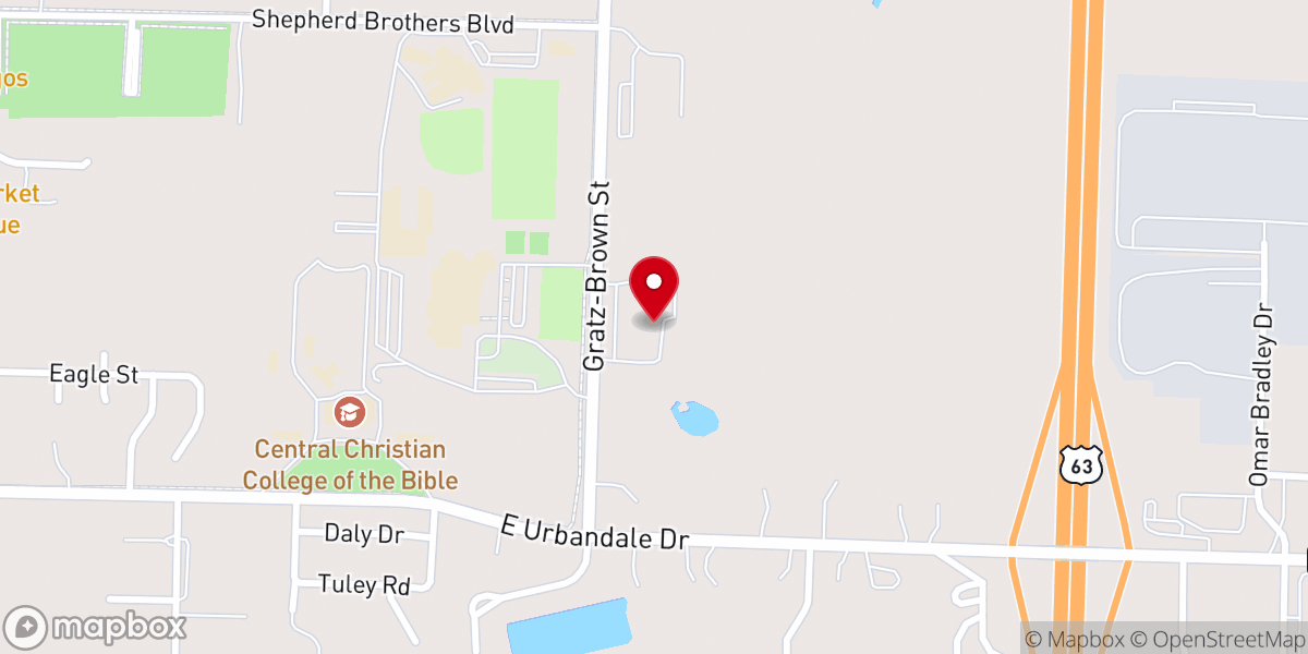 Map showing location of Timber Lake Christian Church Playground