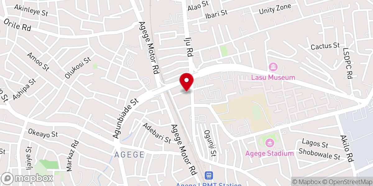 Map showing location of Mountain Of Fire And Miracles Ministries