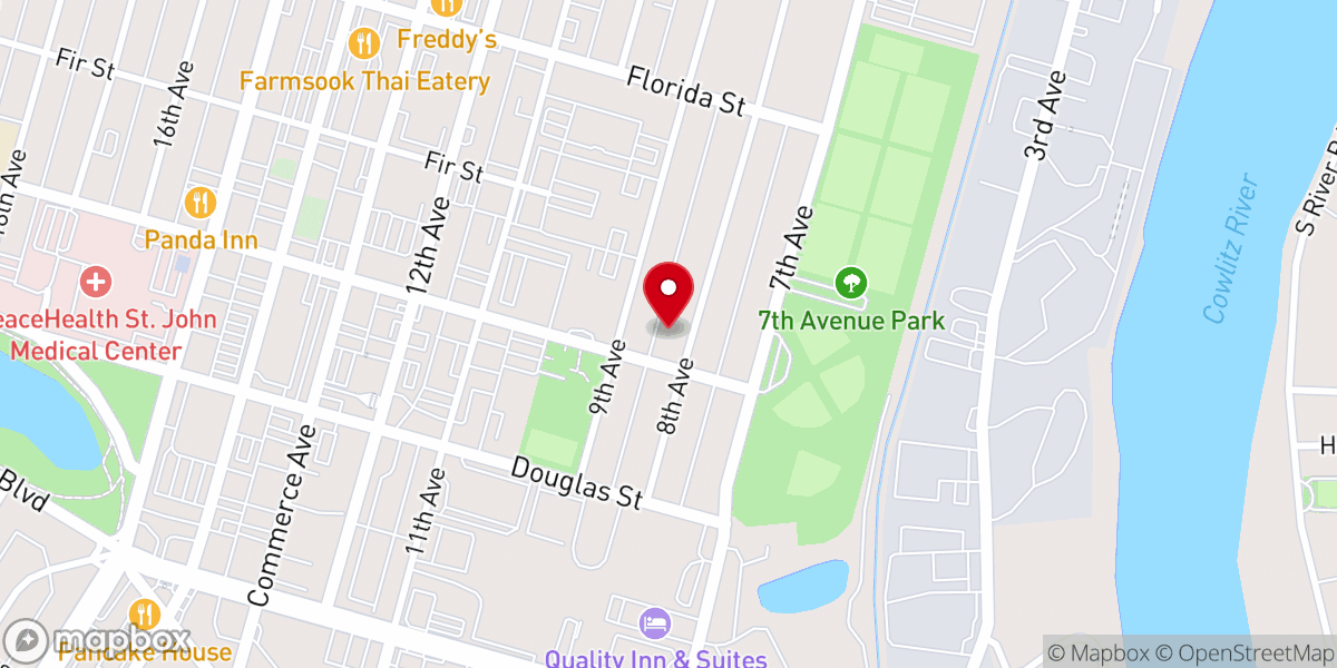 Map showing location of Gods Living Words Ministry