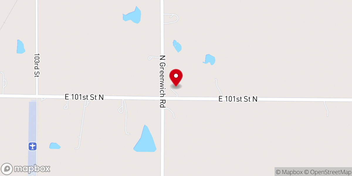Map showing location of Furley United Methodist Church