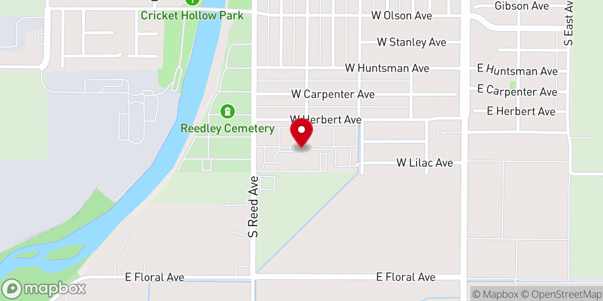 Map showing location of Palm Village Retirement Community