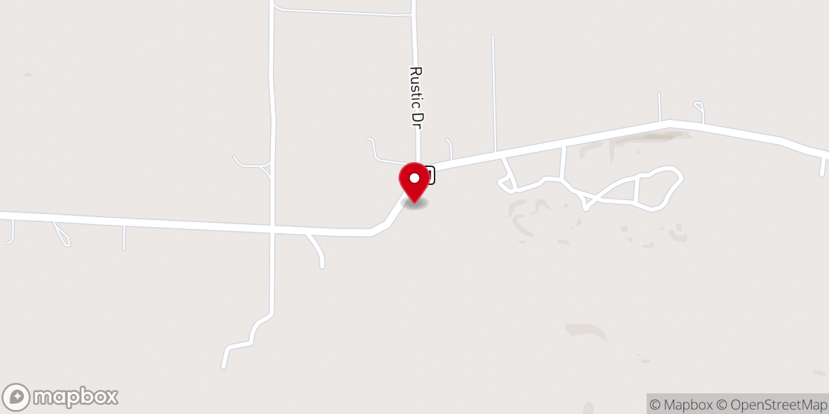 Map showing location of Bear Creek Community Church