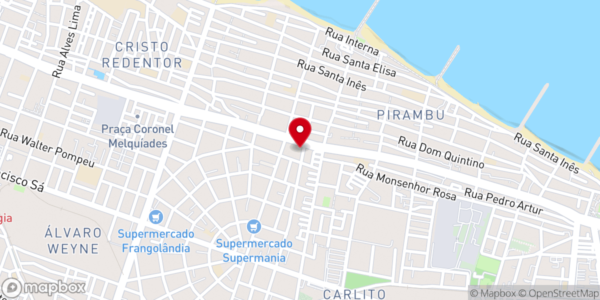 Map showing location of Missão Evangélica Resgatai (SEDE)