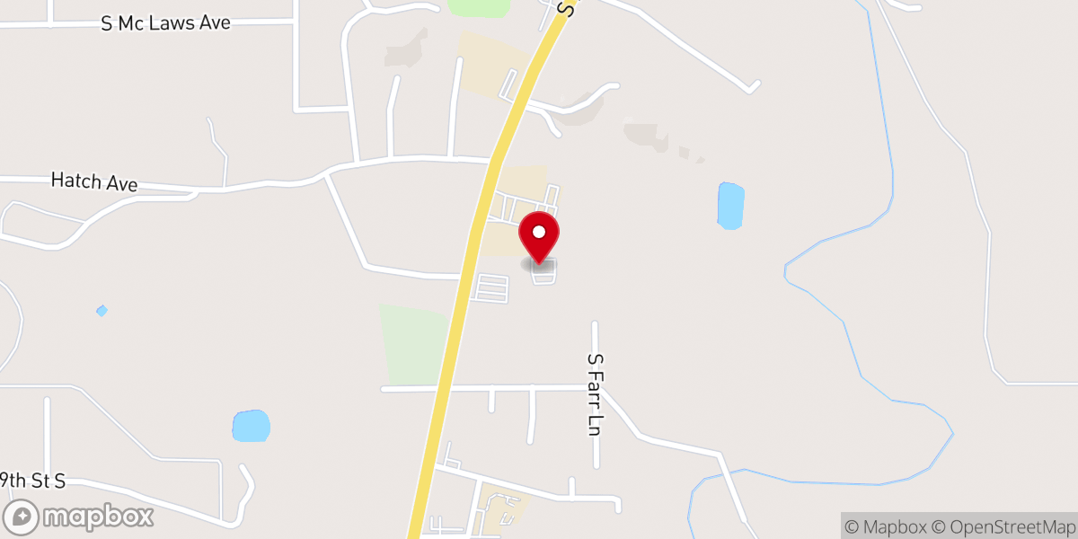 Map showing location of Silver Creek Senior Center