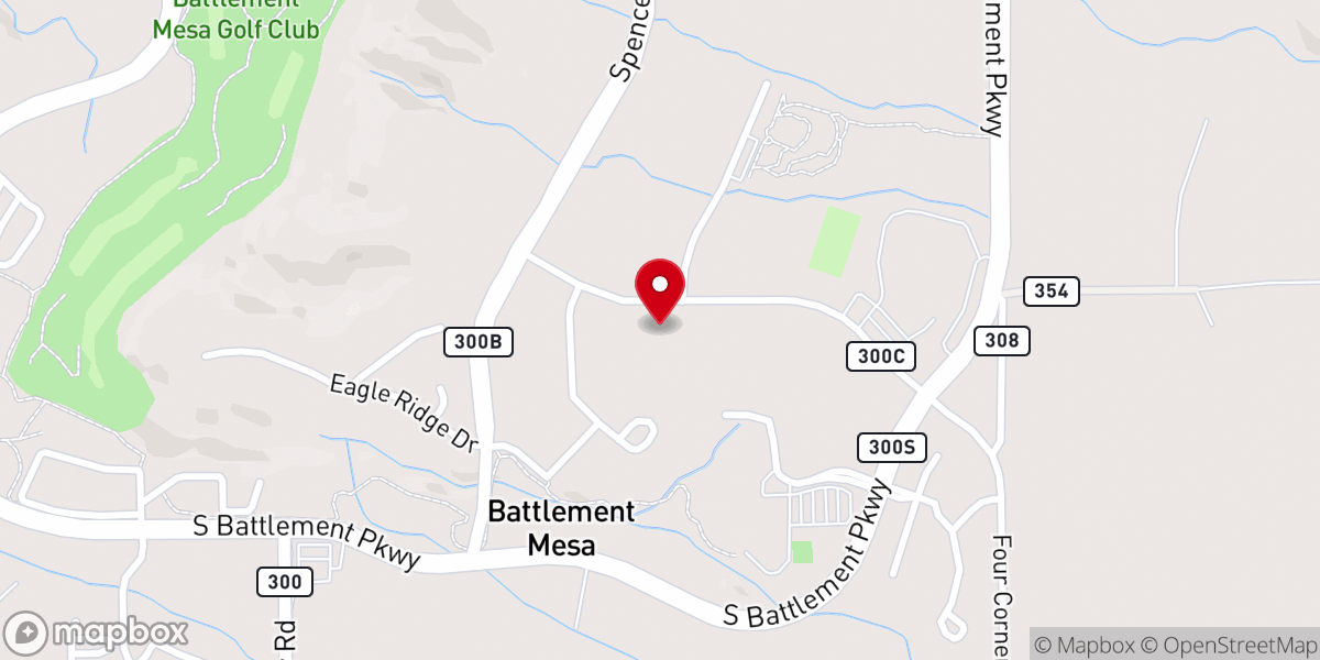 Map showing location of All Saints Episcopal Church
