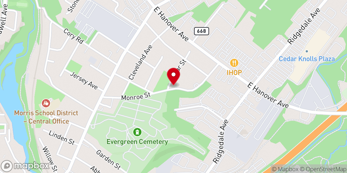 Map showing location of Church of the Word
