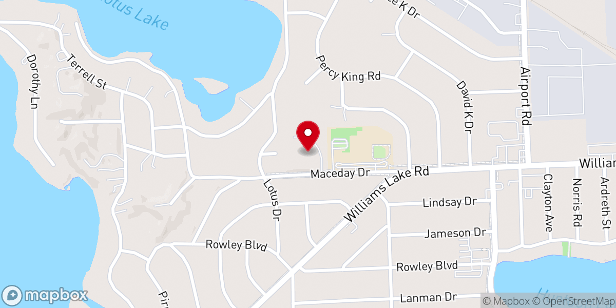 Map showing location of Trinity United Methodist (Waterford)
