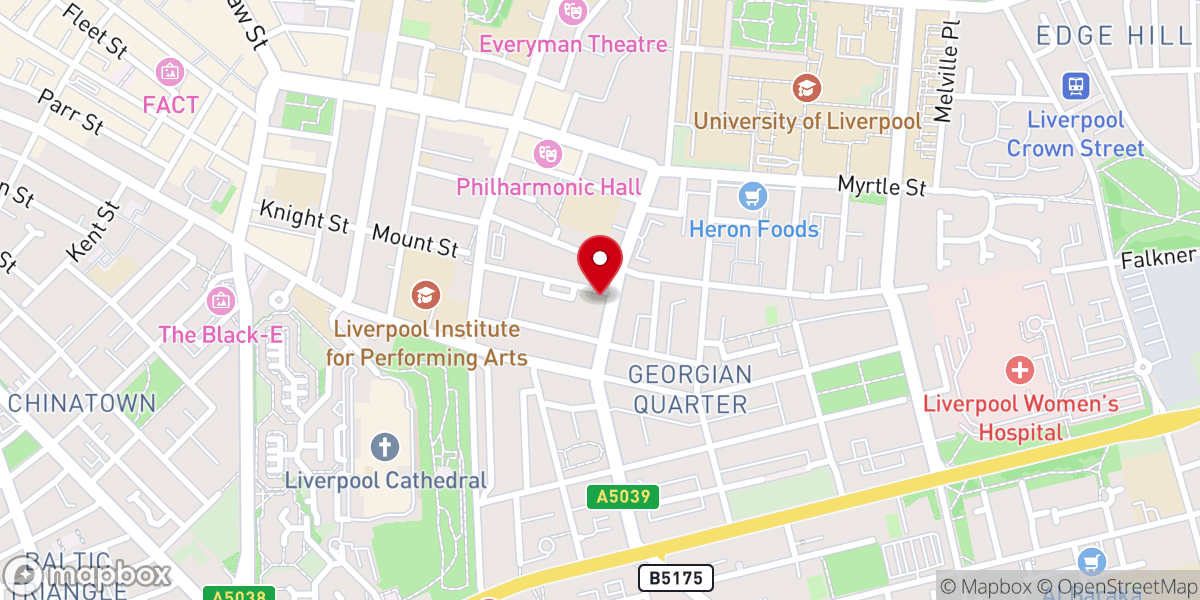 Map showing location of Saint Philip Neri Church