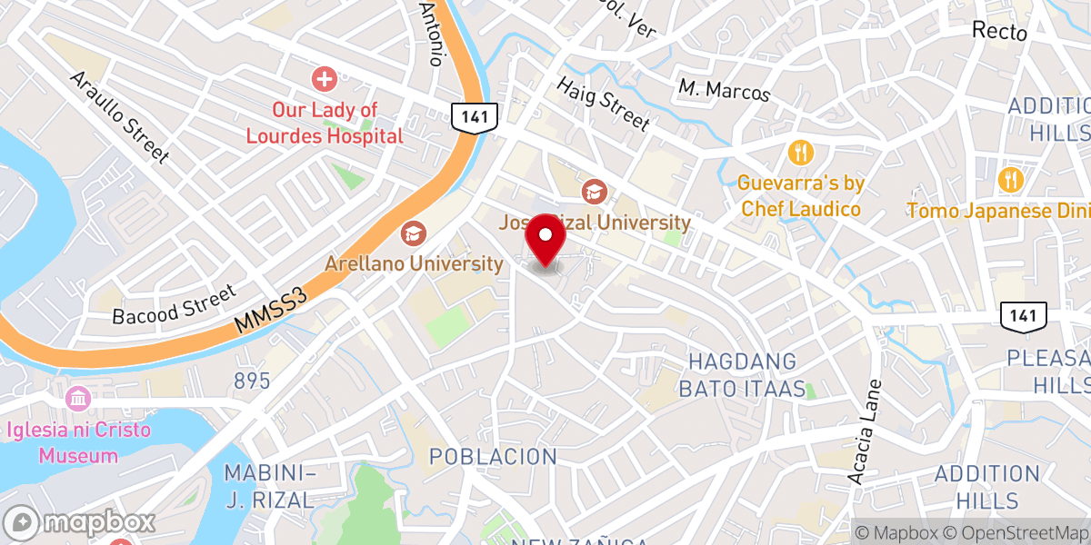 Map showing location of St. Dominic Savio Parish Church - Pag-Asa, Mandaluyong City (Archdiocese of Manila)