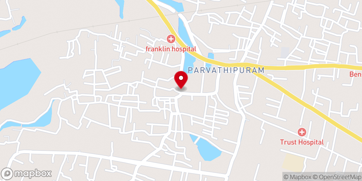 Map showing location of St. Devasahayam Malankara Catholic Shrine, Peruvilai