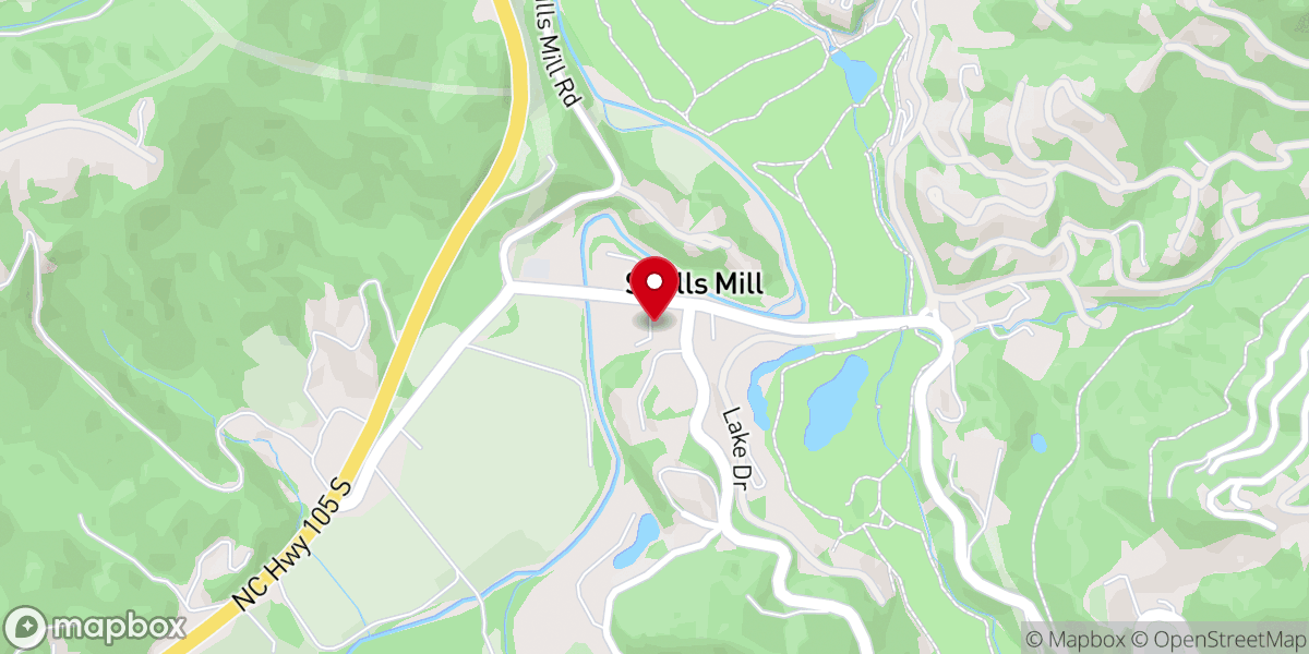 Map showing location of Whispering Waters Farm