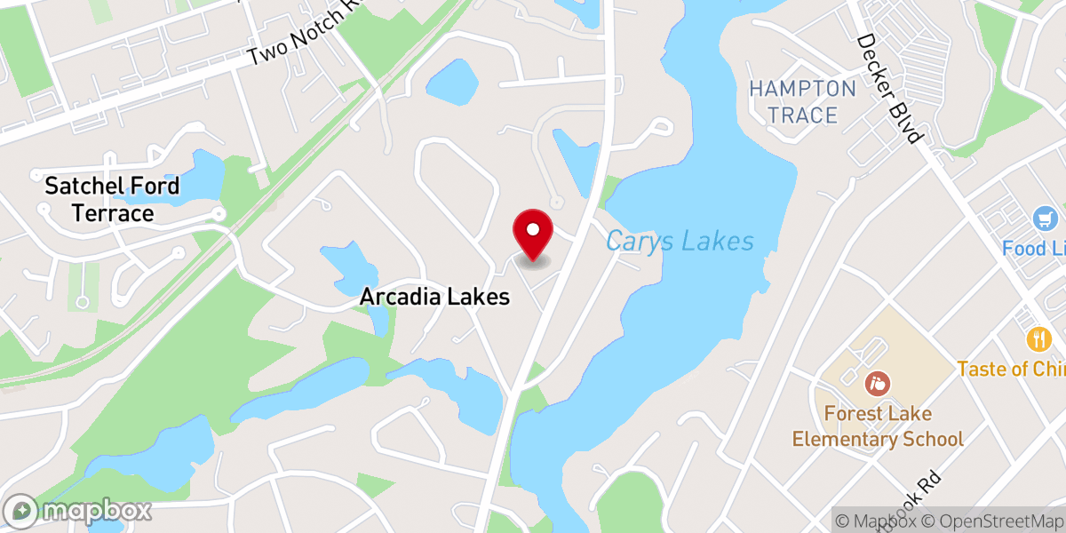 Map showing location of Tree of Life Congregation