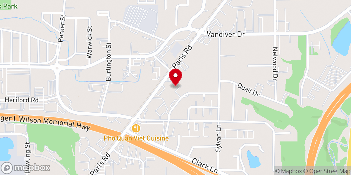 Map showing location of Fellowship Missionary Baptist Church