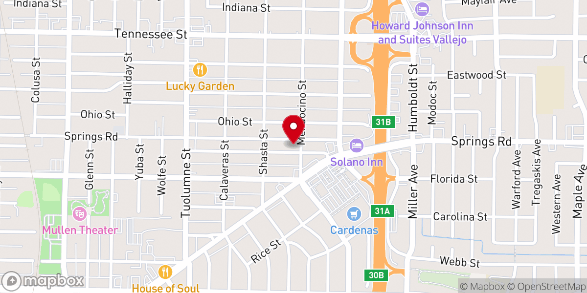 Map showing location of The True Pentecostal Church