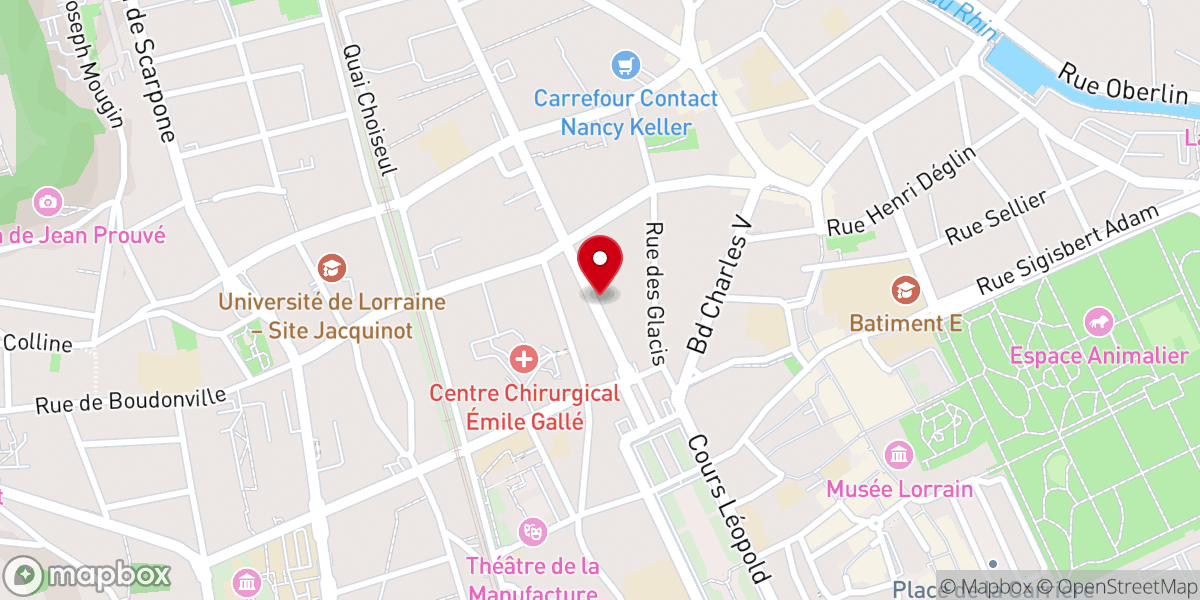 Map showing location of Petites Servantes Sacré Coeur