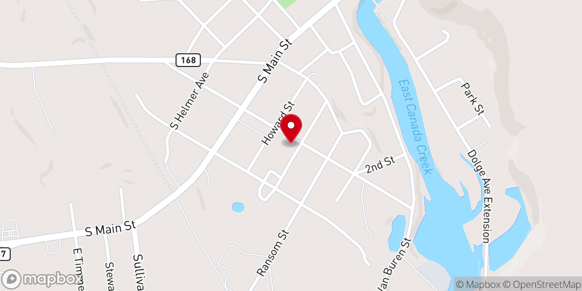 Map showing location of United Lutheran Presbyterian Parish