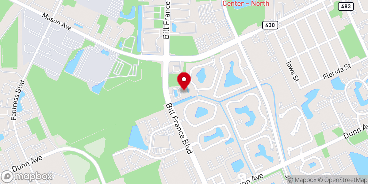 Map showing location of Global Prayer Center