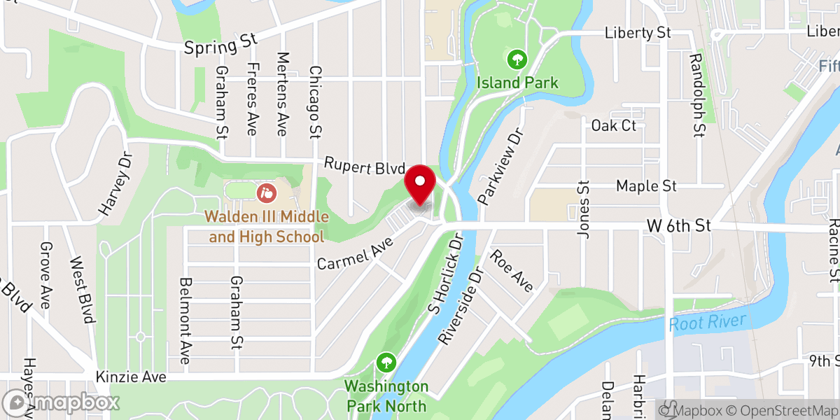 Map showing location of Holy Communion Lutheran Church