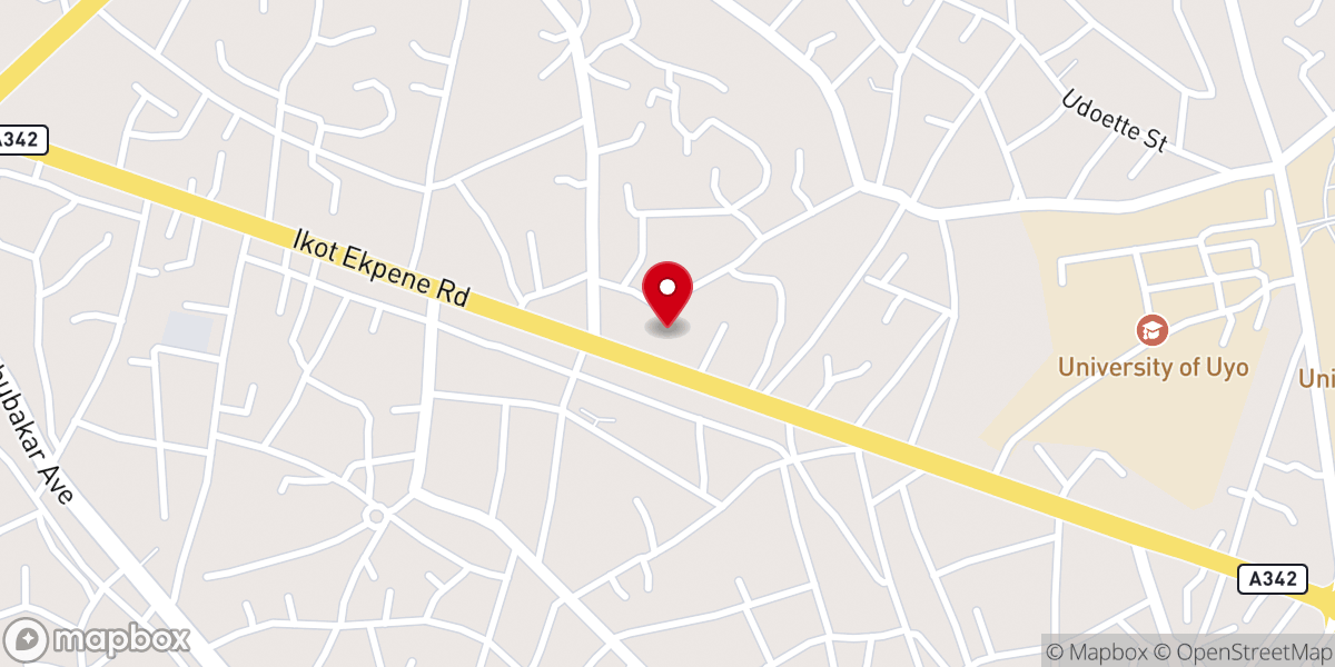 Map showing location of RCCG PENIEL PARISH