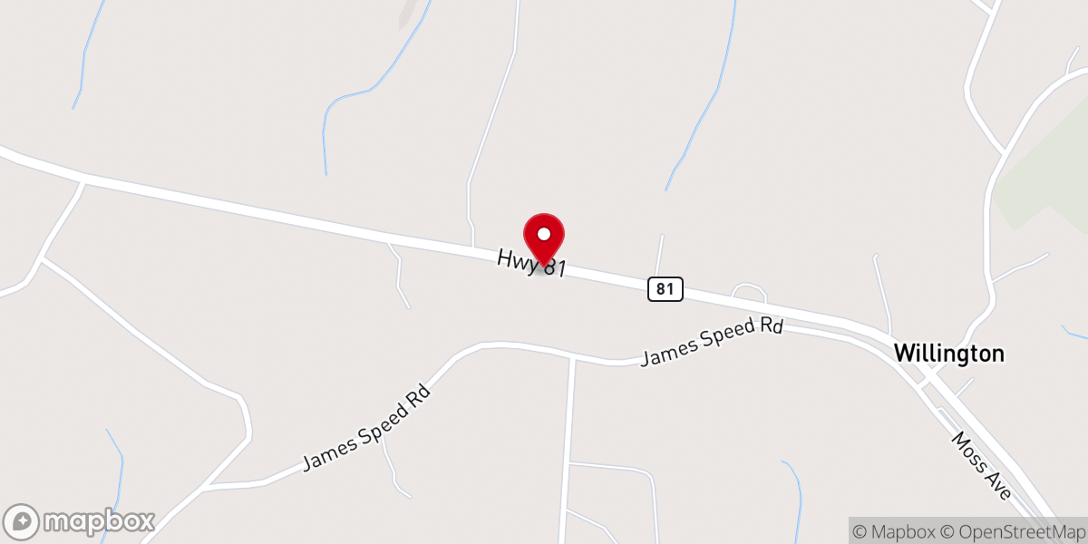 Map showing location of Holy Rock Reformed Episcopal Church