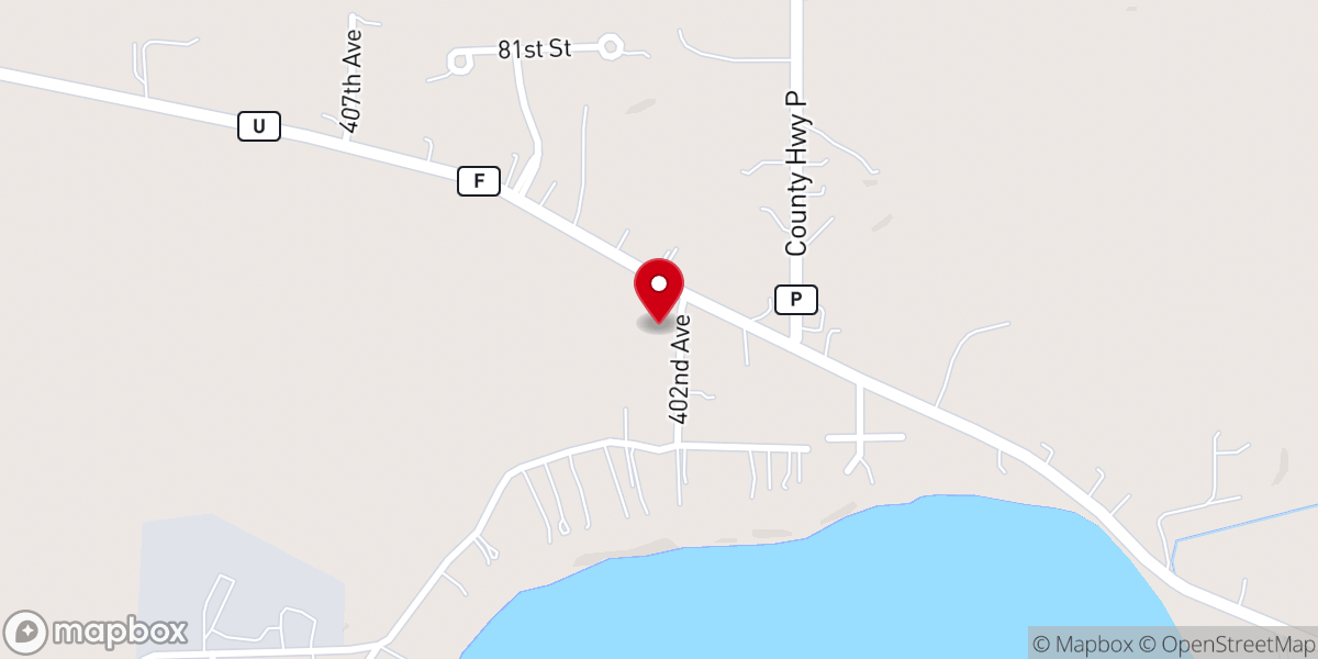 Map showing location of Saint Theresa Church