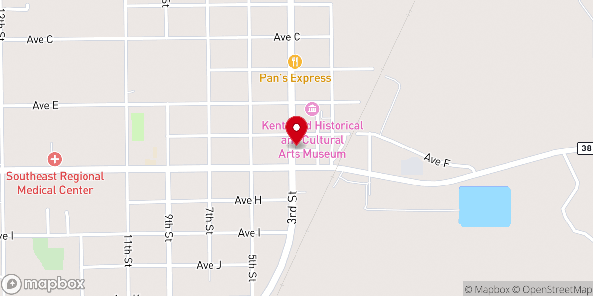 Map showing location of The Cafe